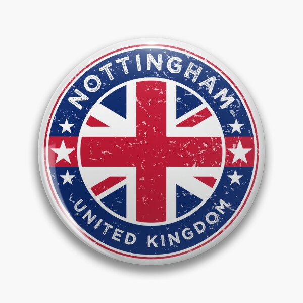 Item preview, Nottingham UK Union Jack Heritage City designed and sold by ArtByKatti.