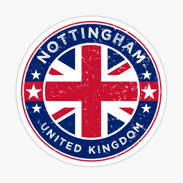 Item preview, Nottingham, Reino Unido, ciudad patrimonio de la Union Jack designed and sold by ArtByKatti.