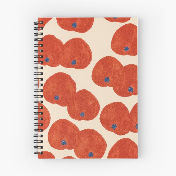 Item preview, Hand-Drawn Tomato Pattern – Playful Red Tomato Art on Cream Background designed and sold by weirdfishes123.
