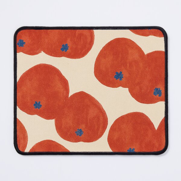 Item preview, Hand-Drawn Tomato Pattern – Playful Red Tomato Art on Cream Background designed and sold by weirdfishes123.