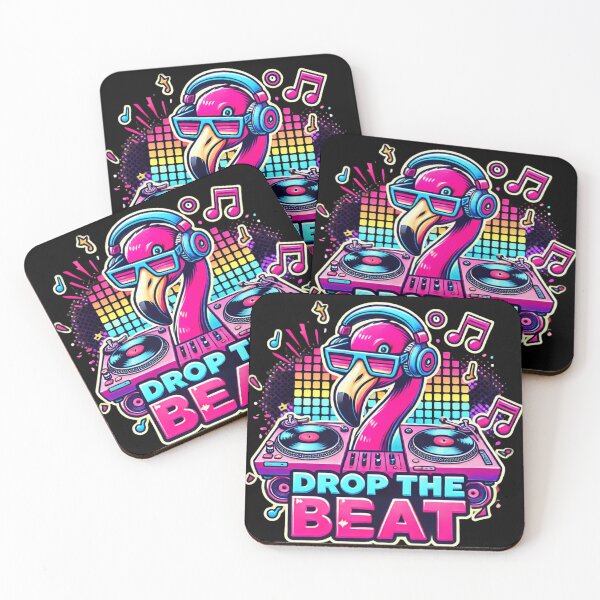 Item preview, Drop the Beat – Funny Giraffe DJ Dance Design designed and sold by RowenaHicks.