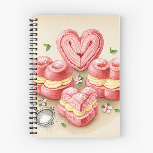 Item preview, Heart Cream Buns – Sweet Love in Every Bite designed and sold by Pasteltone.