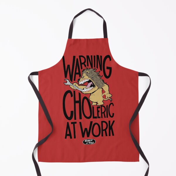 Item preview, Warning: Choleric At Work designed and sold by Born (to be) Wild.