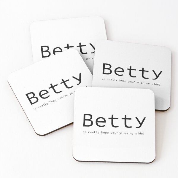 Item preview, Betty (I really hope you’re on my side) designed and sold by SSR2D2.