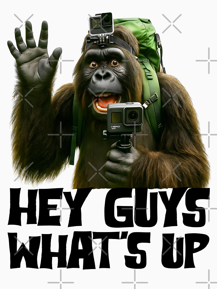 Thumbnail 7 of 7, Classic T-Shirt, Viral Bigfoot Vlog designed and sold by mbrindle.