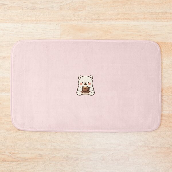 Item preview, Kawaii Polar Bear with Espresso designed and sold by art-by-mel.