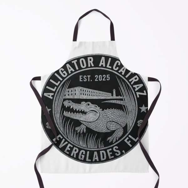 Item preview, Cartoon Prison Gator For Retro Humor Fans Gift For Swamp Joke Collectors designed and sold by nervisbe.