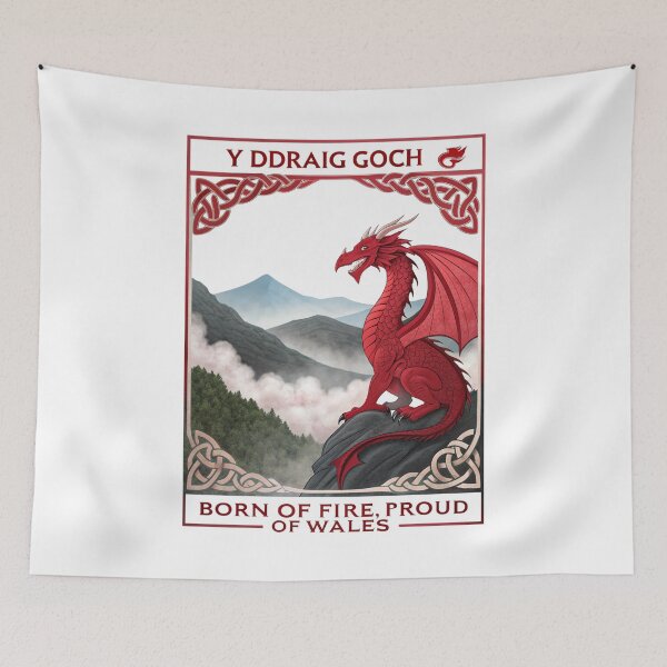 Item preview, Y DDRAIG GOCH designed and sold by Designoverdose.