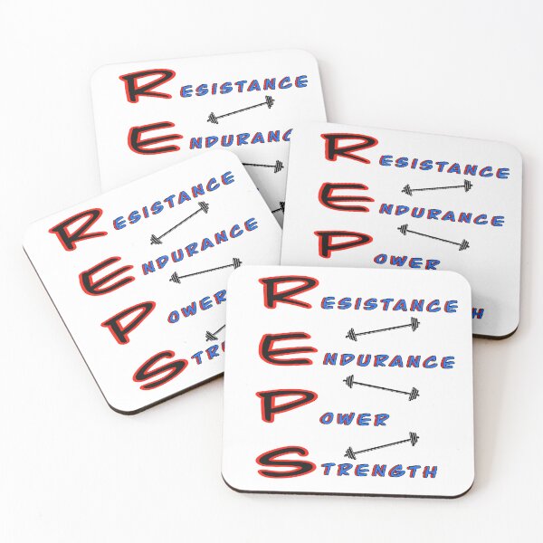 Item preview, REPS Weightlifting Training Motivational Graphic designed and sold by IAWestbrook.