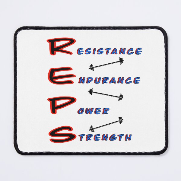 Item preview, REPS Weightlifting Training Motivational Graphic designed and sold by IAWestbrook.