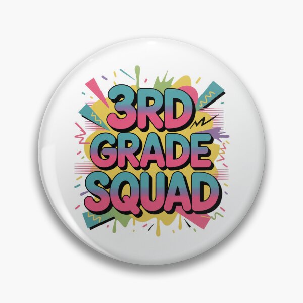 Item preview, 3rd Grade Squad Retro Graffiti Back to School T-Shirt designed and sold by theartfulaspie.
