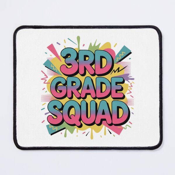 Item preview, 3rd Grade Squad Retro Graffiti Back to School T-Shirt designed and sold by theartfulaspie.