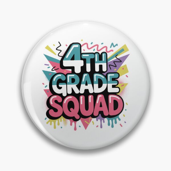 Item preview, 4th Grade Squad Retro Graffiti Back to School T-Shirt designed and sold by theartfulaspie.