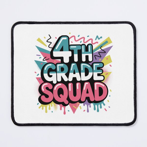 Item preview, 4th Grade Squad Retro Graffiti Back to School T-Shirt designed and sold by theartfulaspie.