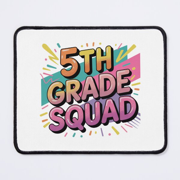 Item preview, 5th Grade Squad Retro Graffiti Back to School T-Shirt designed and sold by theartfulaspie.