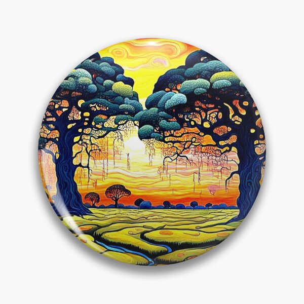 Item preview, Trees at sunset 1 designed and sold by George Hutton Hunter.