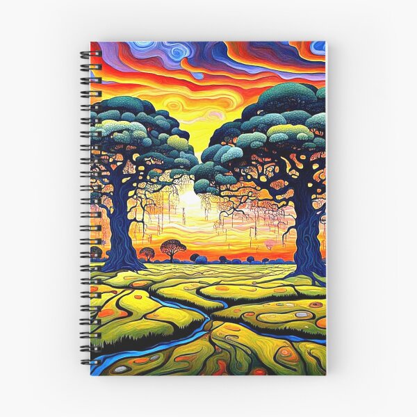 Item preview, Trees at sunset 1 designed and sold by George Hutton Hunter.