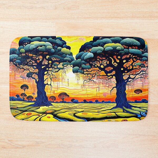 Item preview, Trees at sunset 1 designed and sold by George Hutton Hunter.