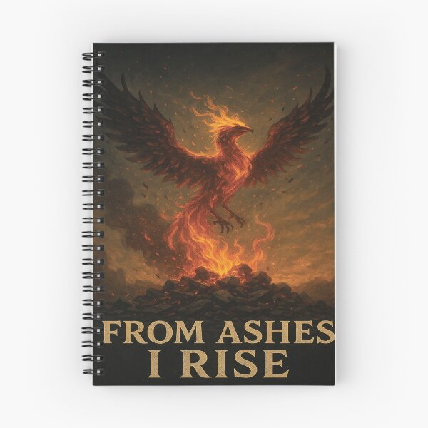Item preview, From Ashes I Rise Phoenix Inspirational designed and sold by Apparel51.