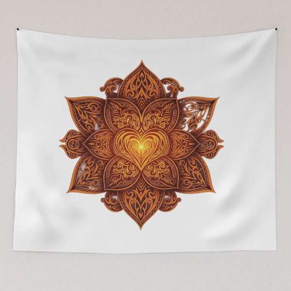 Item preview, Meditative Heart designed and sold by Larama by Anna.