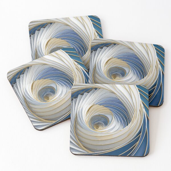 Item preview, Colorful Abstract Fibonacci Art 15 designed and sold by Vicky Brago-Mitchell®.