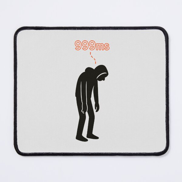 Item preview, 999ms Lag Sticker High Ping Gamer Meme designed and sold by MysticArtisan.