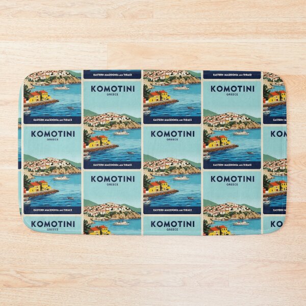 Item preview, Komotini Eastern Macedonia and Thrace Greece Vintage Travel Retro Tourism 2 designed and sold by TravelersGems.