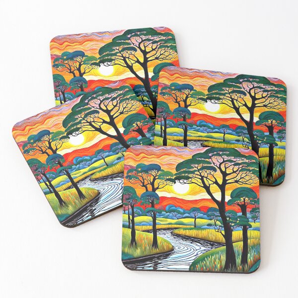 Item preview, Trees at sunset 2 designed and sold by George Hutton Hunter.