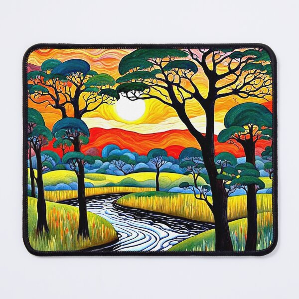 Item preview, Trees at sunset 2 designed and sold by George Hutton Hunter.