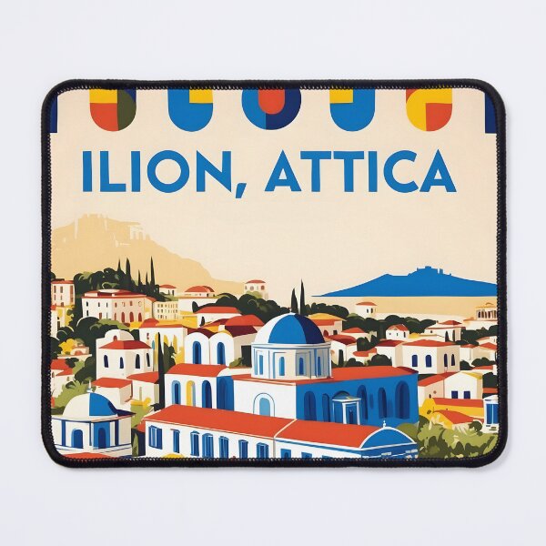 Item preview, Ilion Attica Greece Vintage Travel Retro Tourism 2 designed and sold by TravelersGems.
