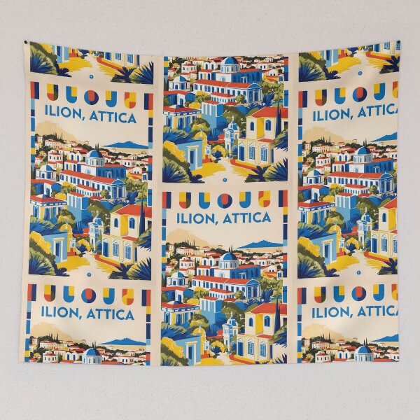 Item preview, Ilion Attica Greece Vintage Travel Retro Tourism 2 designed and sold by TravelersGems.