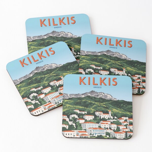 Item preview, Kilkis Central Macedonia Greece Vintage Travel Retro Tourism 2 designed and sold by TravelersGems.