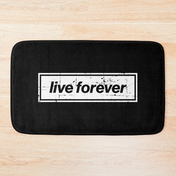 Item preview, Live Forever - The Mancunian Indie Anthem White designed and sold by Butter Creative.