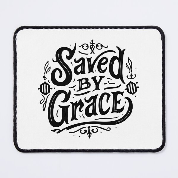 Item preview, Saved by grace victory statement Christian tee designed and sold by majesty-prints.
