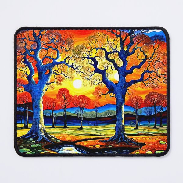 Item preview, Trees at sunset 3 designed and sold by George Hutton Hunter.