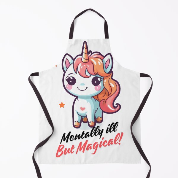 Item preview, Mentally Ill But Magical Unicorn  designed and sold by DataUnicorn.