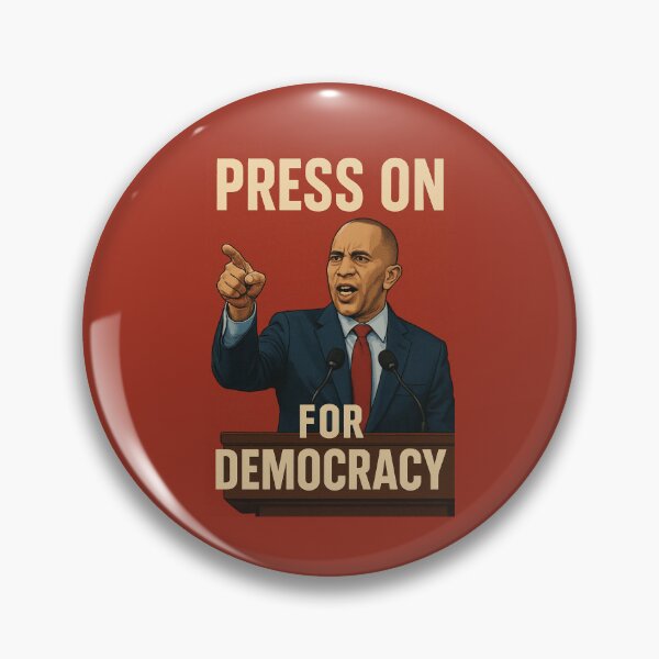 Item preview, Hakeem Jeffries Press on for Democracy designed and sold by Live Laugh Lonestar.