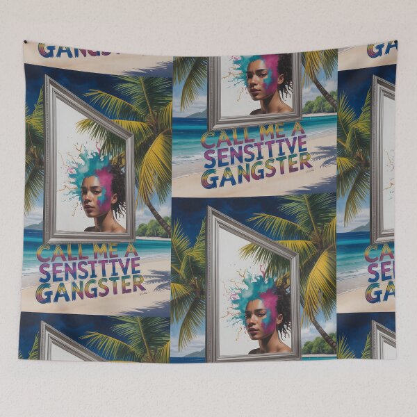 Item preview, Sensitive Gangster designed and sold by CanvasCarousel.