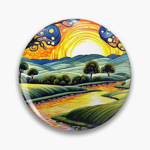 Item preview, Trees at sunset 4 designed and sold by George Hutton Hunter.