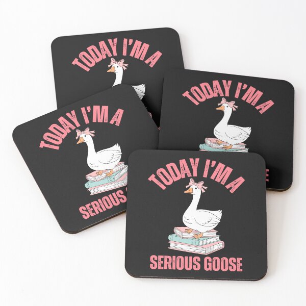 Item preview, Today I'm a serious goose funny meme designed and sold by erozzz.