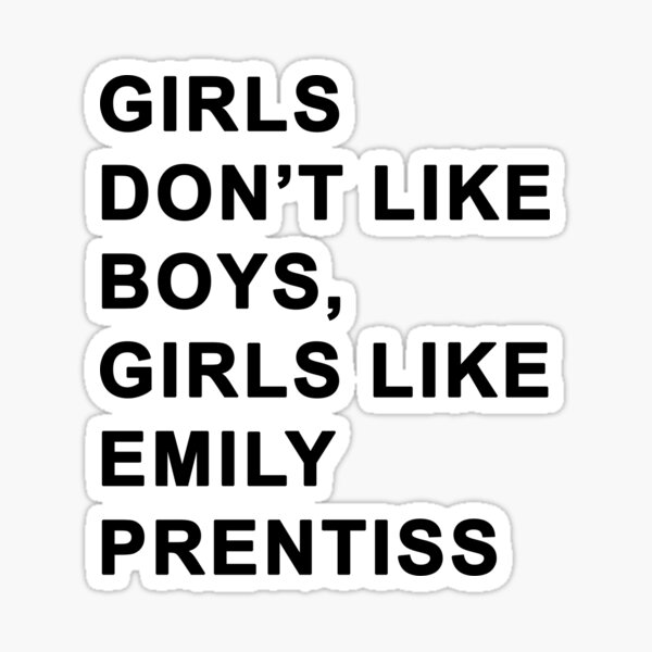 Artikel-Vorschau von Mädchen mögen keine Jungen, Mädchen mögen Emily Prentiss, designt und verkauft von sourlqver.