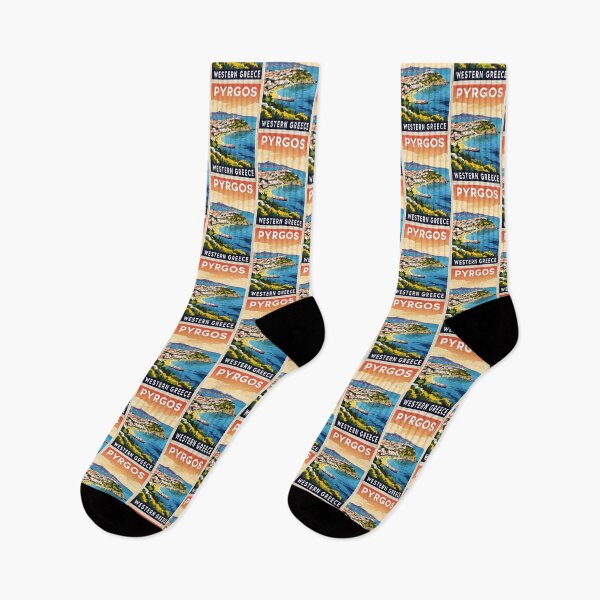 Item preview, Pyrgos Western Greece Vintage Travel Retro Tourism designed and sold by TravelersGems.