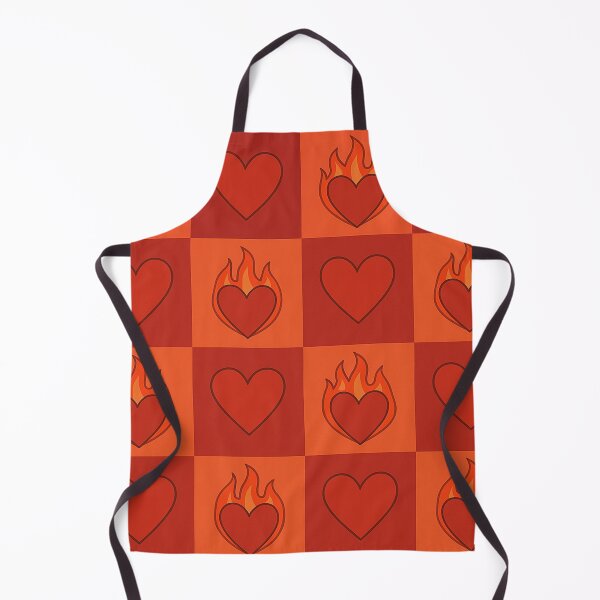 Item preview, Fiery Love Hearts Pattern designed and sold by Owcomm.