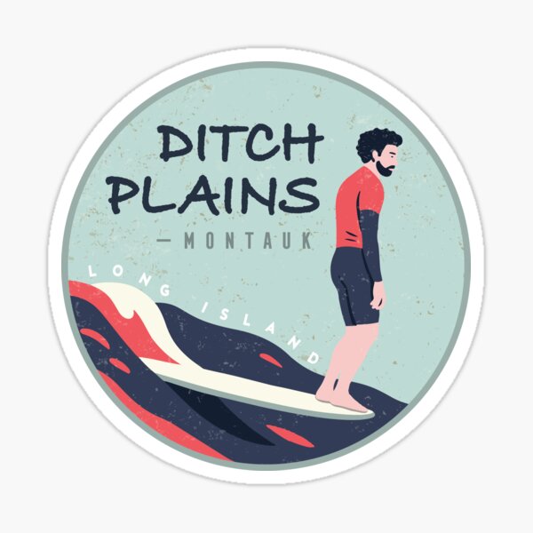 Item preview, Ditch Plains, Montauk designed and sold by Skybound-Studio.