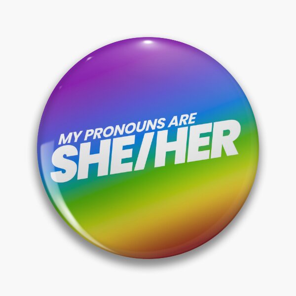 Item preview, She/Her Pronouns designed and sold by loise-anne.