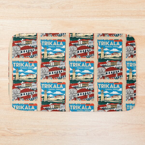 Item preview, Trikala Thessaly Greece Vintage Travel Retro Tourism 2 designed and sold by TravelersGems.