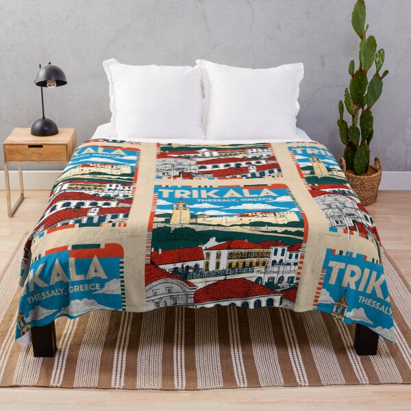Item preview, Trikala Thessaly Greece Vintage Travel Retro Tourism 2 designed and sold by TravelersGems.