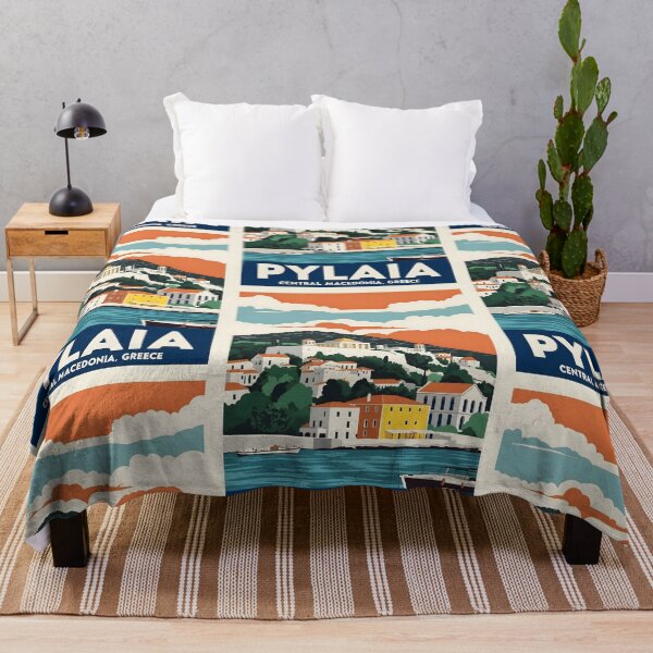 Item preview, Pylaia Central Macedonia Greece Vintage Travel Retro Tourism 2 designed and sold by TravelersGems.
