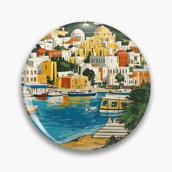 Item preview, Koropi Attica Greece Vintage Travel Retro Tourism 2 designed and sold by TravelersGems.
