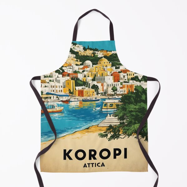 Item preview, Koropi Attica Greece Vintage Travel Retro Tourism 2 designed and sold by TravelersGems.